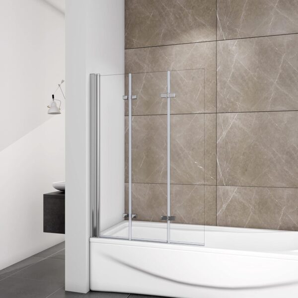 Avis Paroi de douche Acezanble 130x140cm - Verre anti-calcaire 6mm